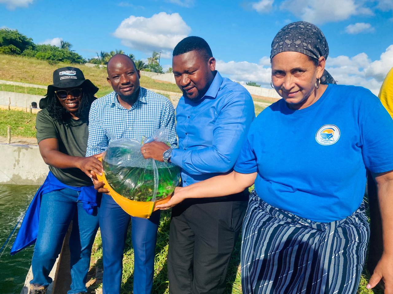 ISPQ dá início ao povoamento dos tanques piscícolas